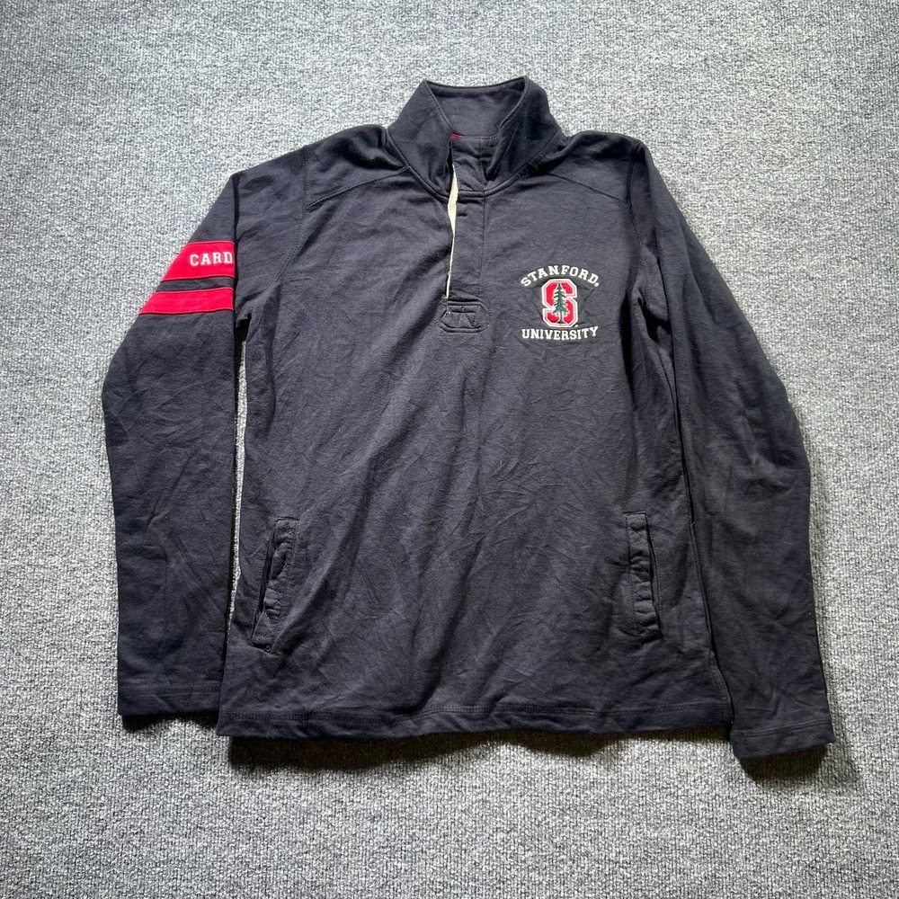 Champion Heritage Stanford University Cardinal Sweatshirt Mens M Black Fleece